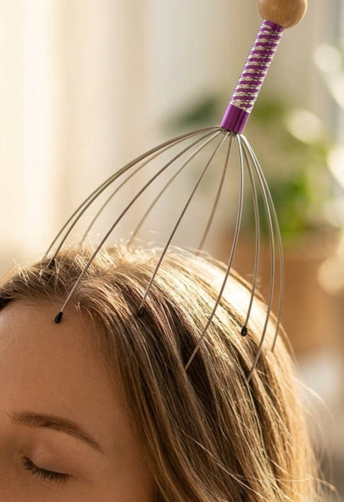DE-STRESS SCALP MASSAGER