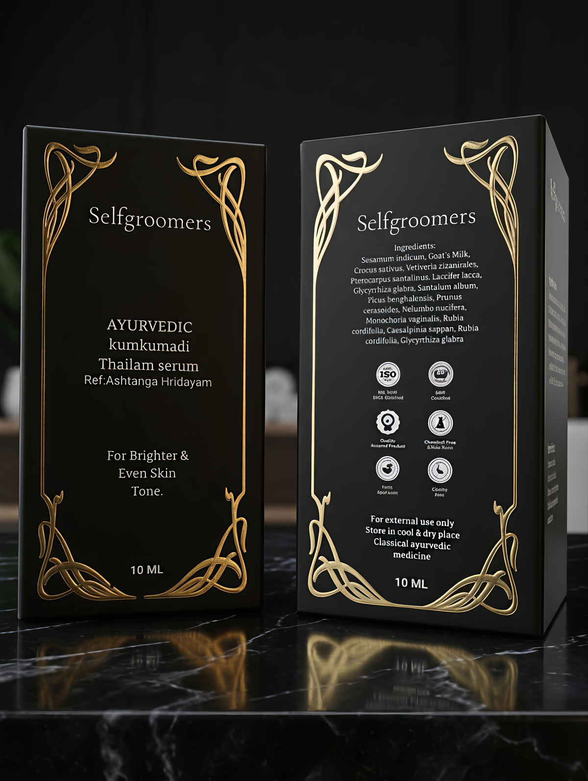 AYURVEDIC KUMKUMADI THAILAM SERUM . WITH (60% PURE KUMKUMADI) 10 ML