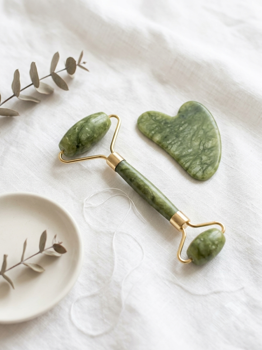 JADE ROLLER & GUA SHA.